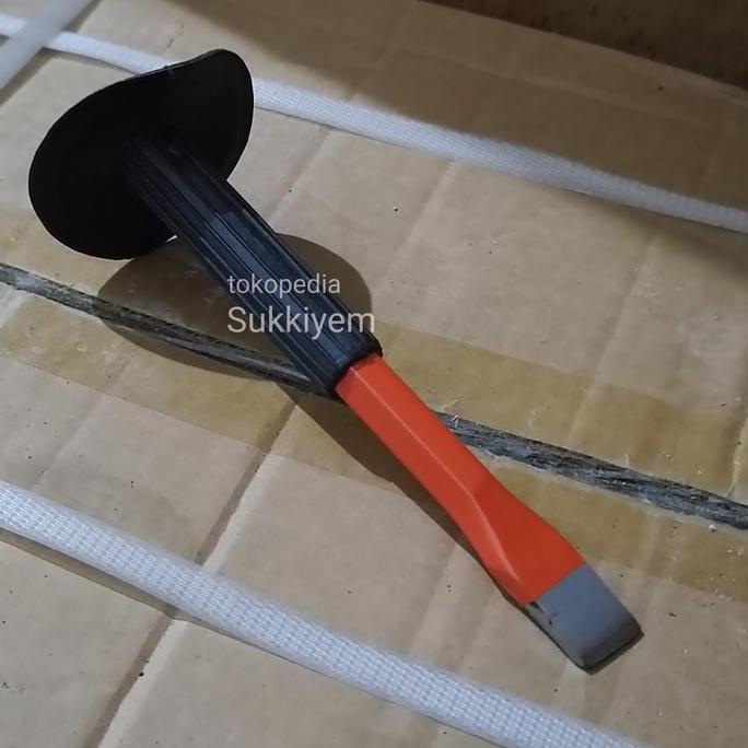 #@#@#@#@] Alat Pahat Betel Besi Topi Pegangan Karet 8"- 8 Inch