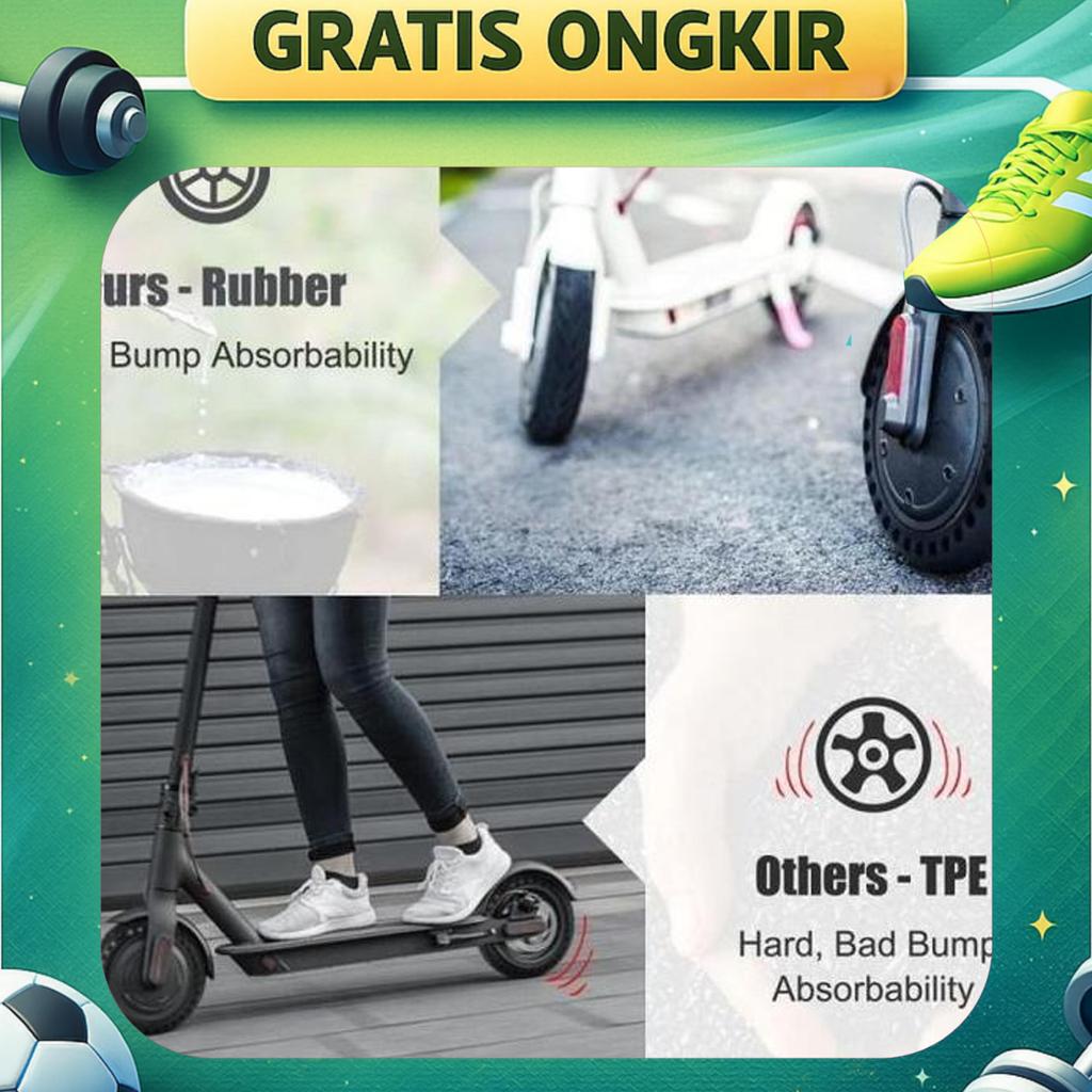 Ban Solid Skuter Listrik M365 Ban Luar Honeycomb 8.5 Inch Ban Luar Skuter Listrik Untuk Xiaomi Mijia