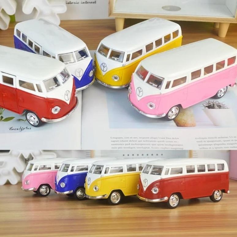 Diecast Mobil VW Combi Miniatur Mobil  Mainan Volkswagen Alloy Car