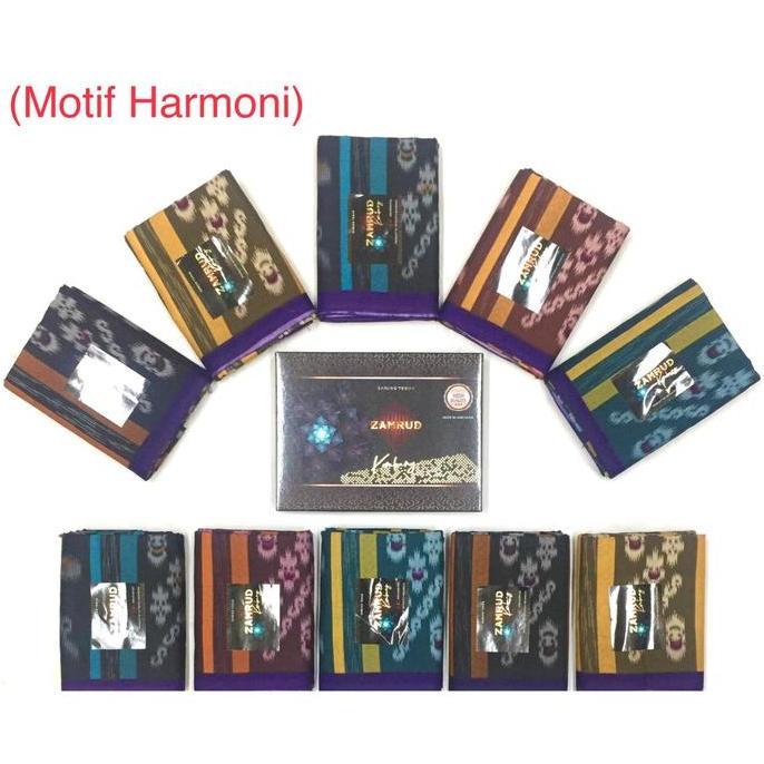 Sarung Tenun Zamrud Kembang (Grosir)