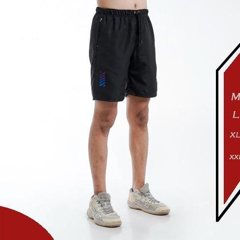 EZRYX Celana Pendek Olahraga Pria Sport Hitam Lari Renang Running Gym Parasut Short Pants Terlaris