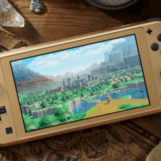 Nintendo Switch Lite Hyrule Edition Zelda Gold Console Game Gaming