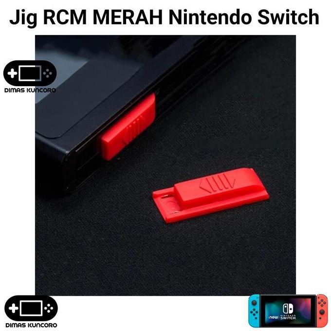 Jig RCM MERAH Nintendo Switch custom cfw tool sakelar loader nintendo switch
