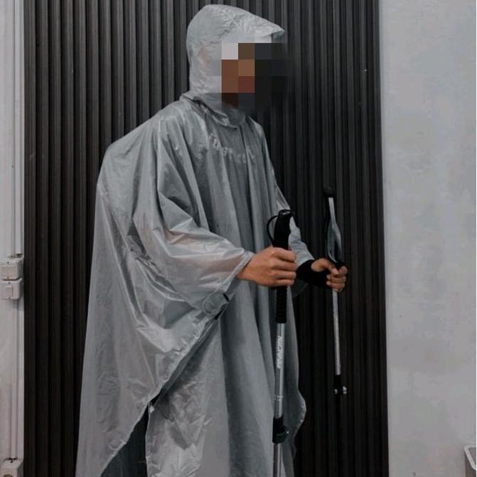 BlackSherpa Jas Hujan Ponco 3 in 1 Multifungsi Flysheet Matras Bivak Outdoor Ultralight 15D Silnylon