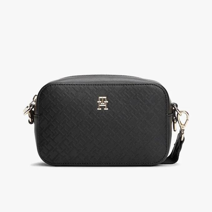 Promo Murah Tommy Hilfiger - Textured Monogram Crossbody Bag Tas Selempang Wanita