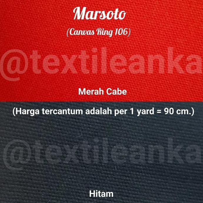 Promo Murah Kain Marsoto Kanvas Marsoto Canvas Marsoto (Bahan Topi Bahan Tas)