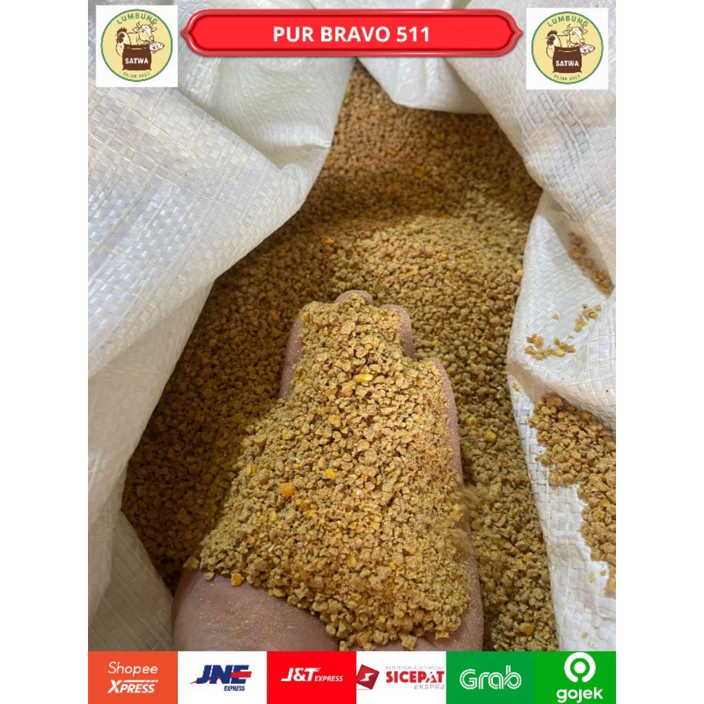 PUR BRAVO 511 PAKAN UNTUK AYAM PEDAGING REPACK 1KG