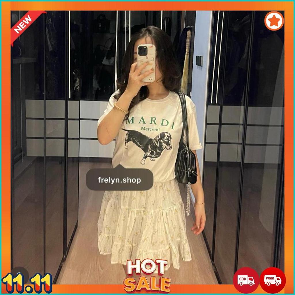 Mardi Blackdog Putih L Baju Kaos Tshirt Tumblr Tee Bangkok Bkk Thailand Korea Oversize Jumbo Cod