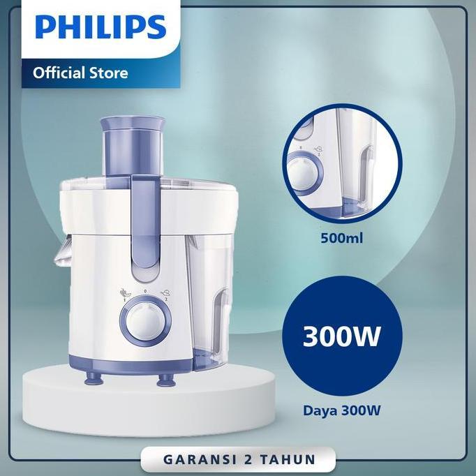 Philips Daily Collection Juicer HR1811/71 - Putih Juicer Philips Blender Juicer Philips Juicer