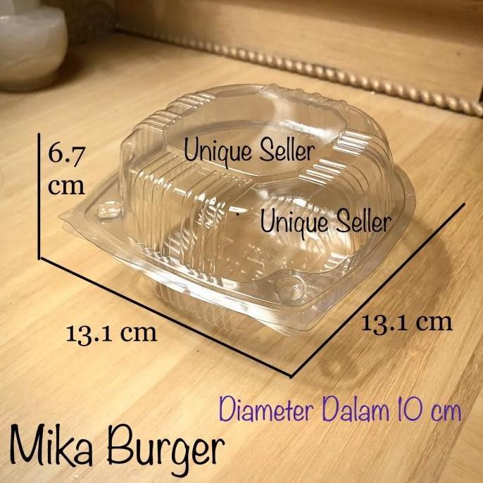 Terlaris Mika Burger / Kotak Burger / Tray Burger / Tempat Burger