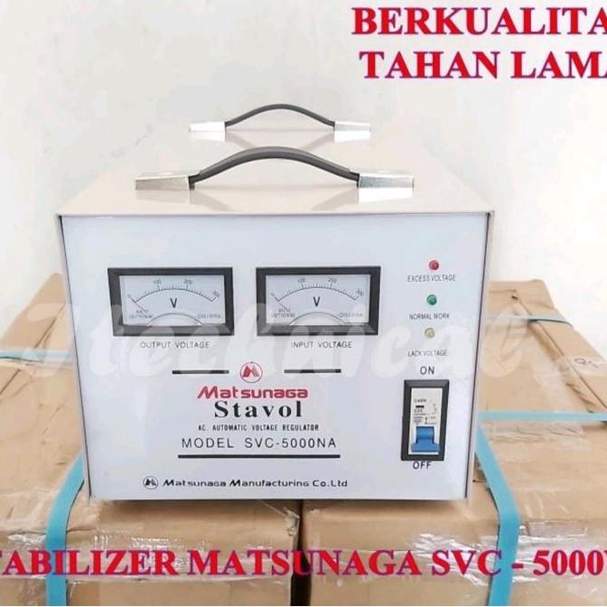 Stavolt SVC 5000W Matsunaga / Stabilizer SVC 5000VA MTS / 5000 Watt