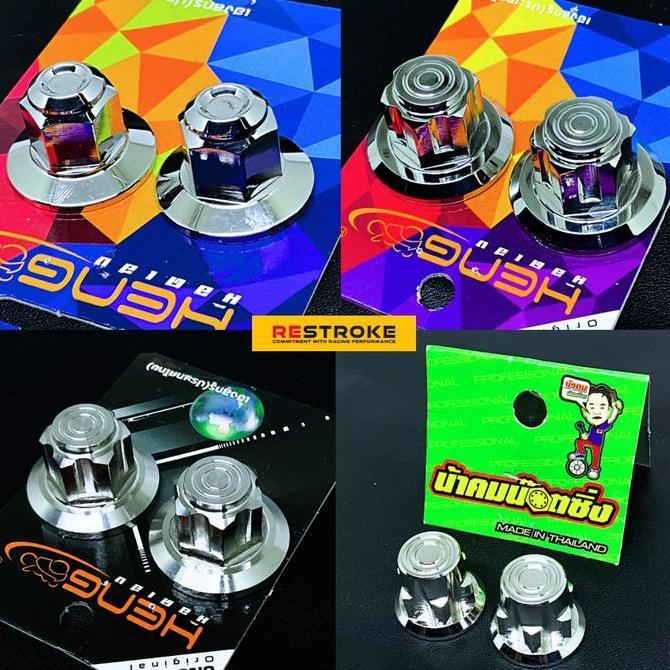 SEPASANG MUR SHOCK BREAKER BELAKANG MUR 14 RX KING SUPRA WAVE ORIGINAL PROBOLT STAINLESS THAILAND Mo