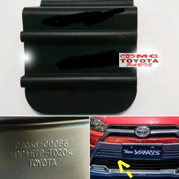 Sale Tutup Cover Derek Towing Bumper Depan Yaris Trd 2014-2016 Pz035-0D086