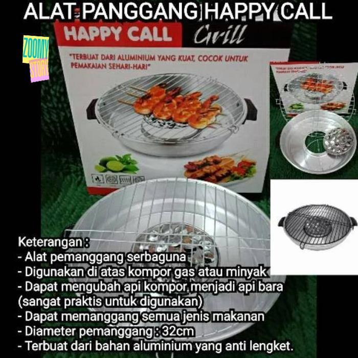 zoomystory ALAT PANGGANG HAPPY CALL BULAT/ PANGGANGAN PORTABLE/ LGI Premium