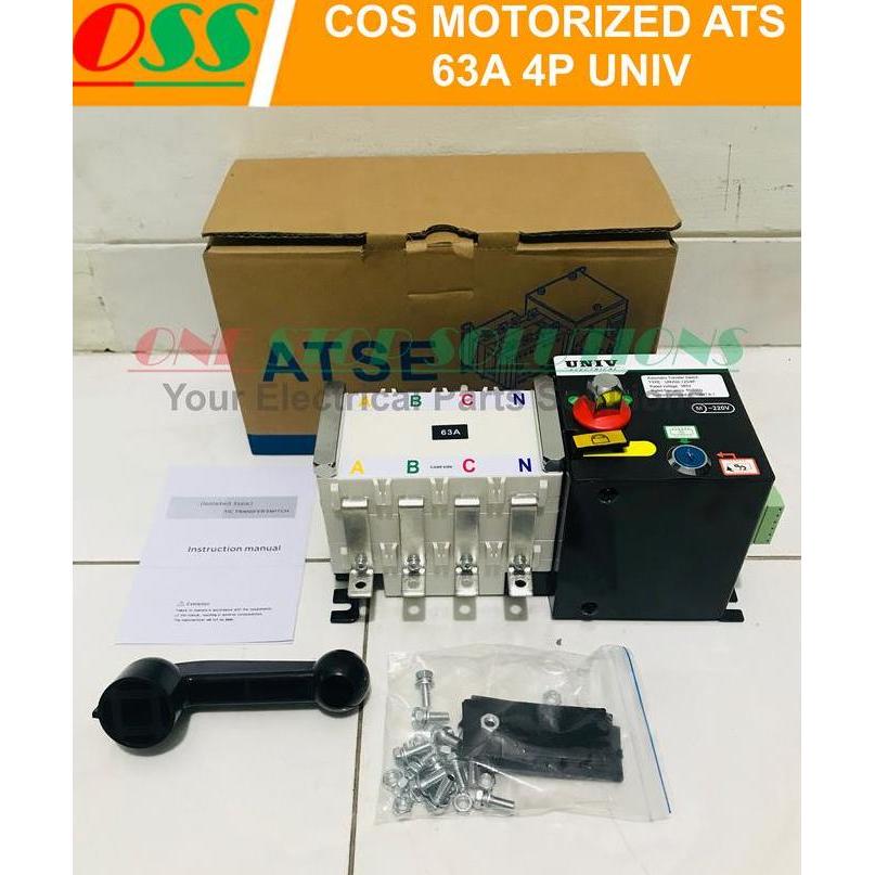 Promo COS MOTORIZED ATS 63A 4P ATS UNIV UNIV-63A UNTUK PANEL ATS AMF Diskon