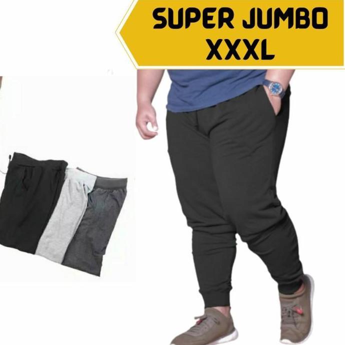 New- Celana Training Jogger Pria Wanita Jumbo big size XXXL