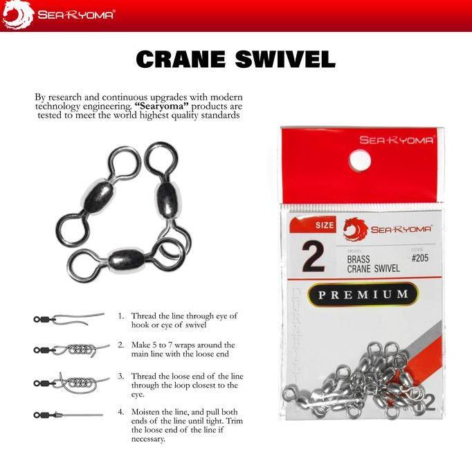 GROSIR SeaRyoma Crane SWIVEL #205 Terlaris