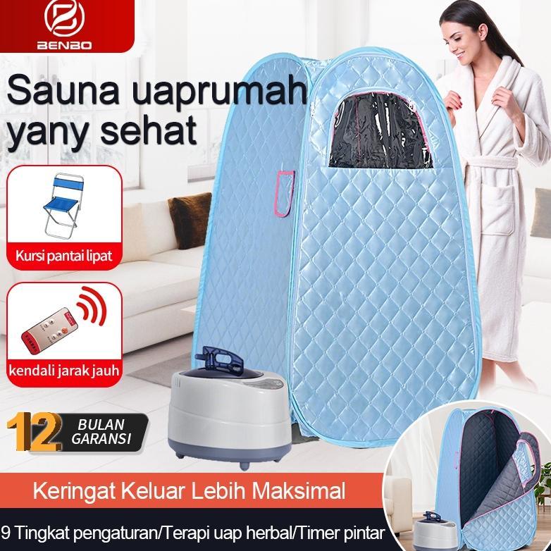 BENBO Sauna Uap Lipat / Sauna Uap Rumah Tangga /Mesin Sauna Uap Portable/Sauna Portable Spa/ Alat Sa