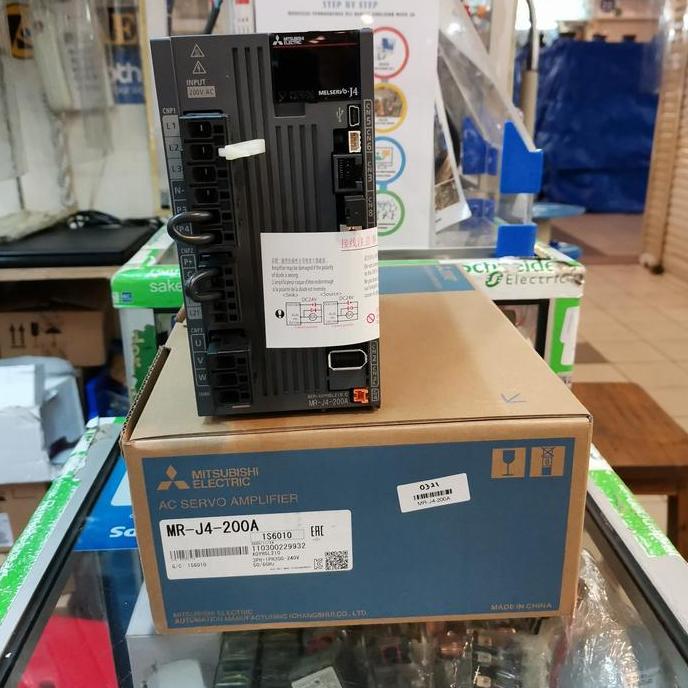 Promo MR-J4-200A AC SERVO DRIVER MITSUBISHI ELECTRIC 2KW Diskon