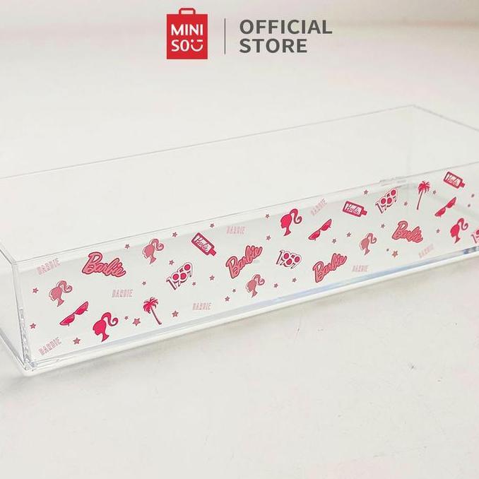 Miniso Barbie Box Organizer box penyimpanan Dapat ditumpuk box storage