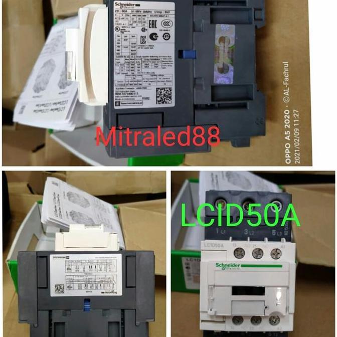 Promo Kontaktor LCID 50 SCHNEIDER LCID50/LCID50M7 CONTACTOR 220V Telemecaniq Diskon