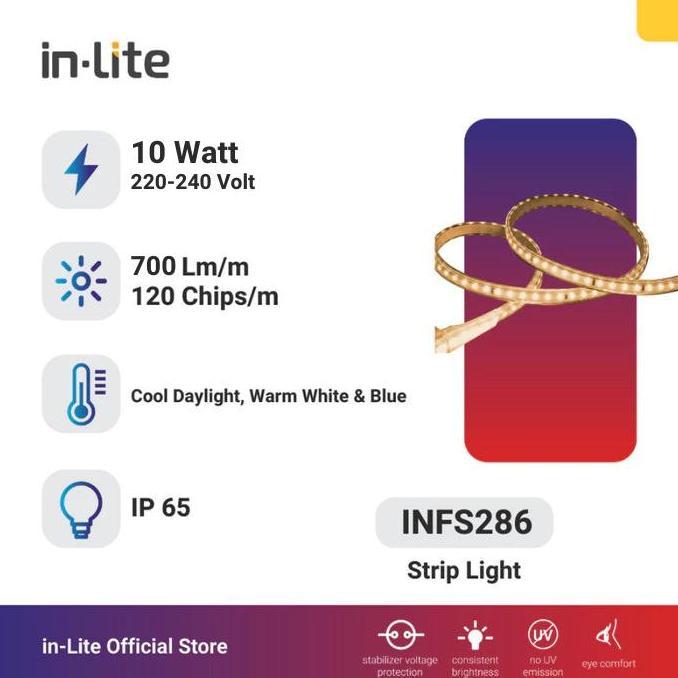 TERBARU - Lampu Led Strip INLITE INFS286 / LED Strip / Lampu Hias / Lampu Inlite