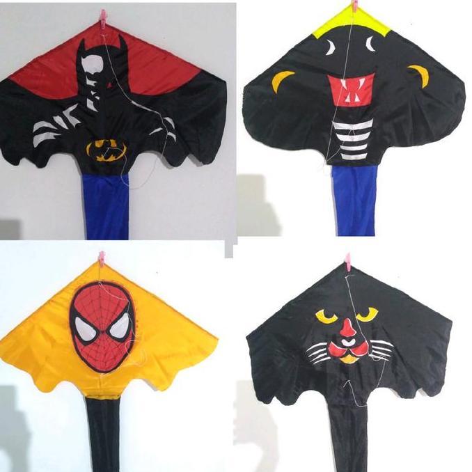 New- layang layang pantai motif cobra / layang layang kain pantai bukan layang layang naga atau laya