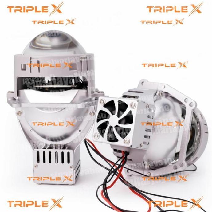 BEBAS ONGKIR - Led projector biled projie billed bi led proji bi-led triple x