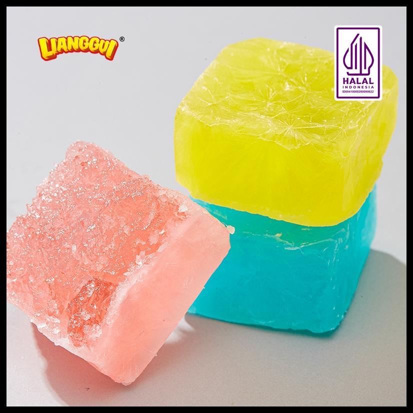 [HALAL] LIANGGUI CRYSTAL CANDY PERMEN LUNAK ANEKA RASA STROBERI, ANGGUR, MANGGA ANGGUR, MANGGA PERME