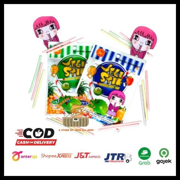 ( BERKAH ) PERMEN JELI STICK MINI ANEKA RASA BUAH JELLY STICK PERMEN RASA BUAH PERMEN SEDOTAN JELI S