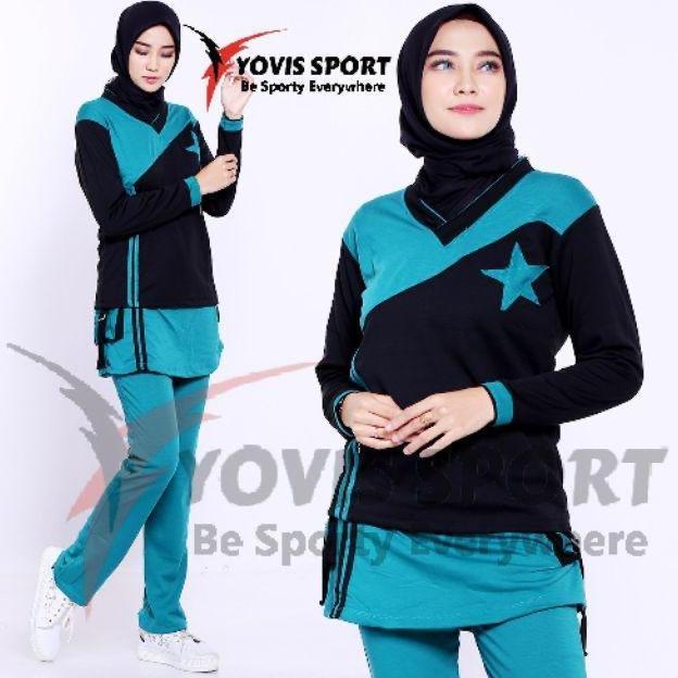 Promo Setelan Bintang Cargo By Yovis Sport/Wanita Cod