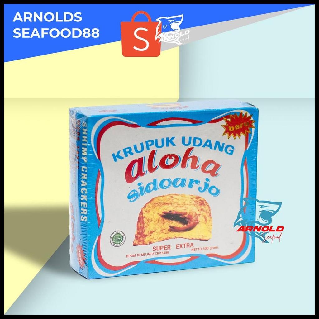 KERUPUK UDANG ALOHA SIDOARJO BIRU