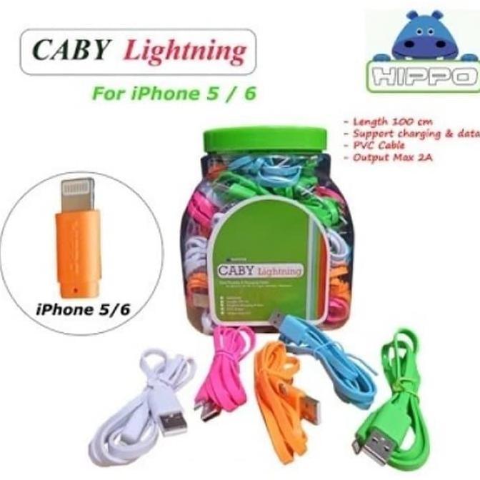 New- KABEL HIPPO CABY IPHONE/ KABEL DATA IPHONE ORIGINAL