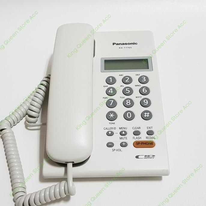 TERBARU Telepon Kabel Panasonic KX-T7705 Telepon Panasonic KX-T7705X Telpon Rumah Lcd