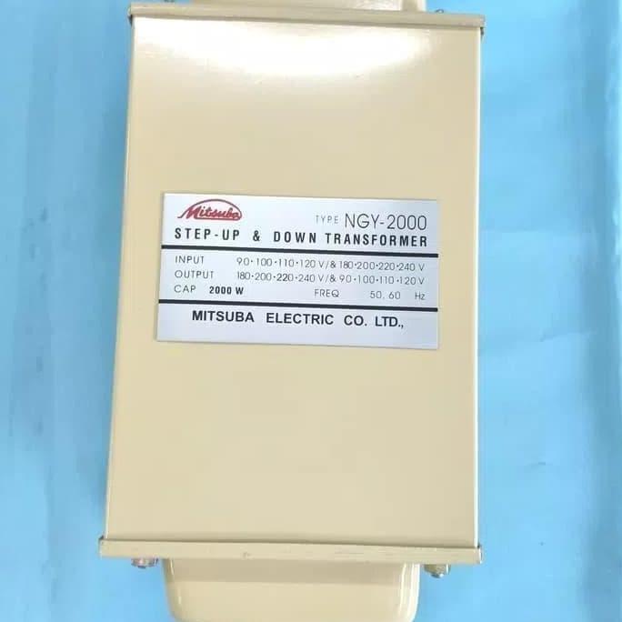 Promo Mitsuba Trafo Step Up dan Step Down 2000Watt Diskon