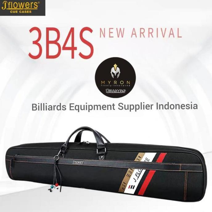 Tas Billiard JFlowers 3B4S~JFlowers Cue Case Butterfly~Soft Case Terlaris