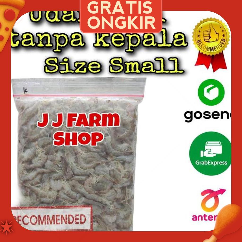 Udang Api Segar Tanpa Kepala Potong Kepala Fresh Segar Jaminan Segar