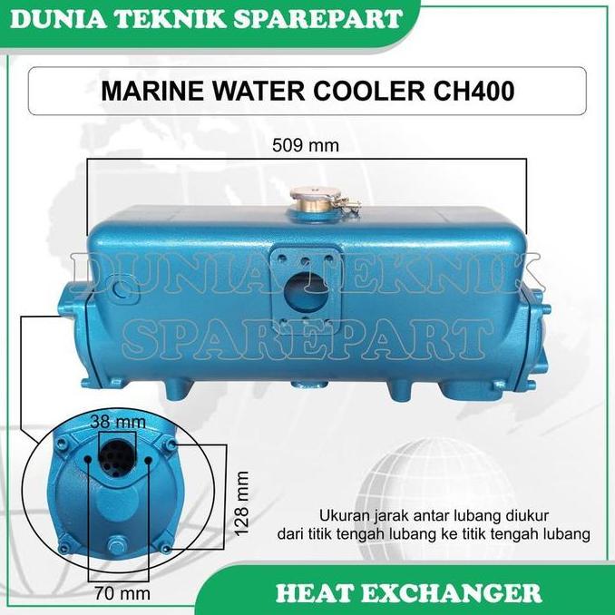 CH400 MARINE WATER COOLER / RADIATOR MESIN KAPAL /  HEAT EXCHANGER Terlaris
