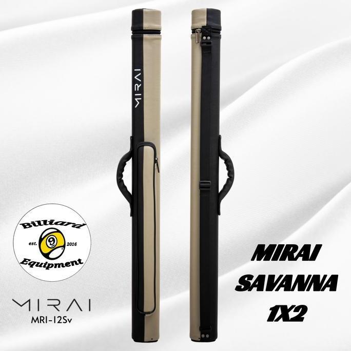 Mirai 1x2 - Savanna | Tas Billiard | Cue Case Billiard Terlaris