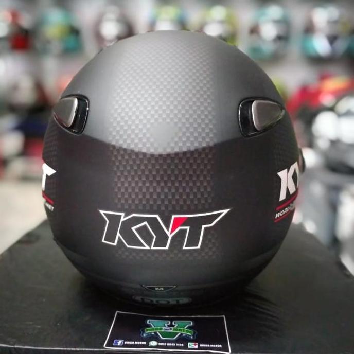KYT HELM ELSICO 3 BLACK DOFF/GUNMETAL Terlaris