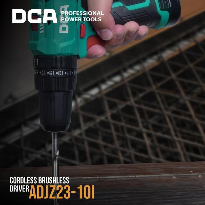 Sale Dca Brushless Hammer Drill / Bor Impact Baterai 12Volt 10Mm Adjz23-10Iz (Unit Only)