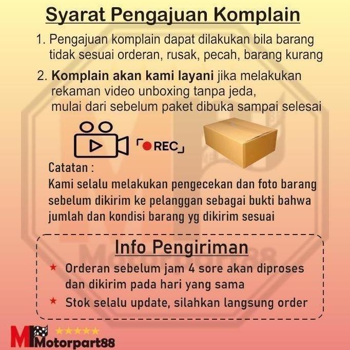 Hamisen_Shop - Shock Knz Sok Belakang 32Mm Muatan Berat Tiger Megapro Glpro Motor Bebek