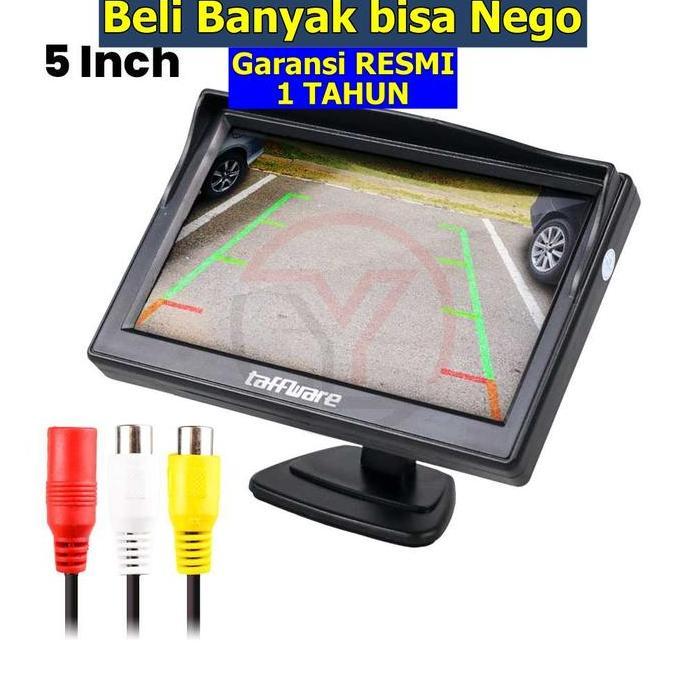 TAFFWARE MONITOR MINI KAMERA MUNDUR UNIVERSAL 5 INCHI ORIGINAL DAN TERPERCAYA