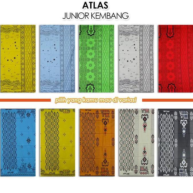 New- SARUNG ATLAS JUNIOR KEMBANG