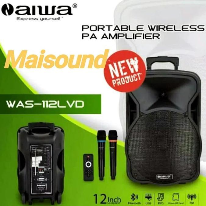 SPEAKER PORTABLE MEETING AIWA 112 LVD 12 INCH AIWA WAS 112LVD 12INCH