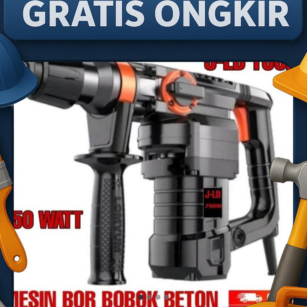 Mesin Rotary Hammer Drill Bor Bobok Beton Jld 26-1 2 Mode