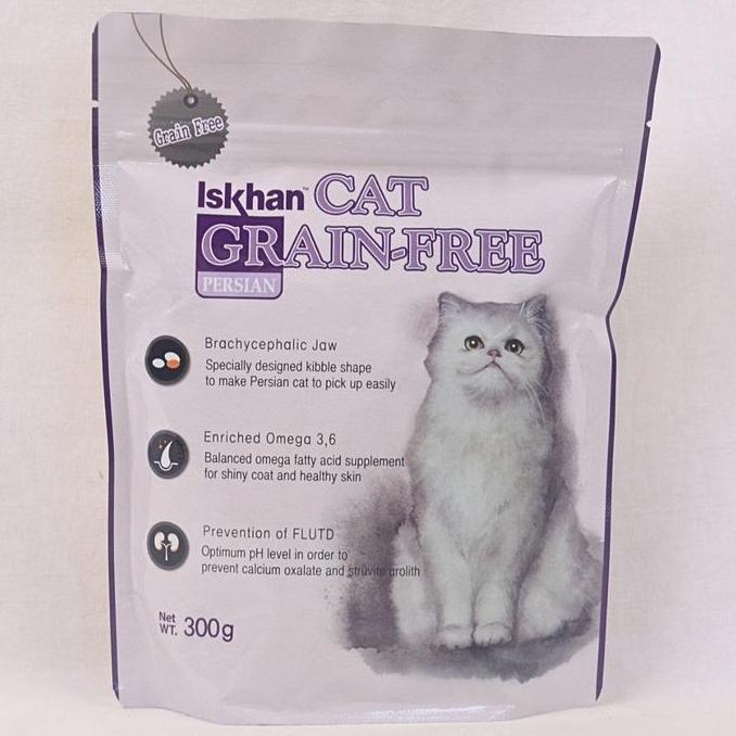 ISKHAN Makanan Kucing CAT Food GRAIN FREE PERSIAN 300g