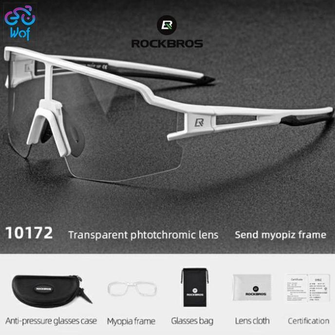 Kacamata Sepeda ROCKBROS 10172 Photochromic Sunglasses