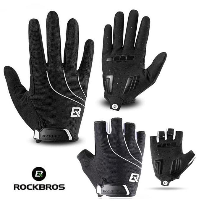 sarung tangan ROCKBROS S107-1 S107 glove gloves half finger sepeda gym