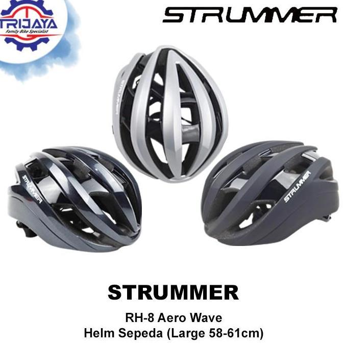 Strummer RH-8 Aero Wave Helmet | Helm Dewasa Large 58-61 cm